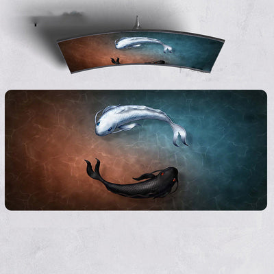 Fish Art Computer Gaming Desktop Mouse Pad