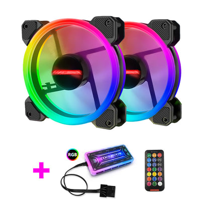 Desktop Computer Cooling Fan Colorful Discoloration