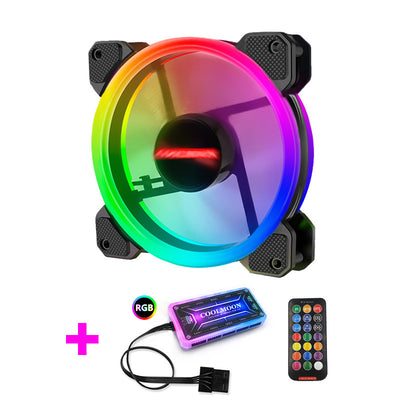 Desktop Computer Cooling Fan Colorful Discoloration