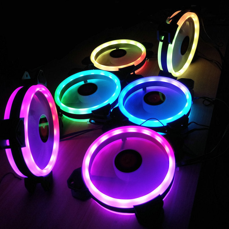 Desktop Computer Cooling Fan Colorful Discoloration