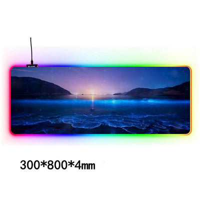 Large Mouse Pad, Gaming Gaming, Colorful Seaming, Waterproof Cloth