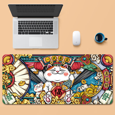 Oversized gaming mouse pad