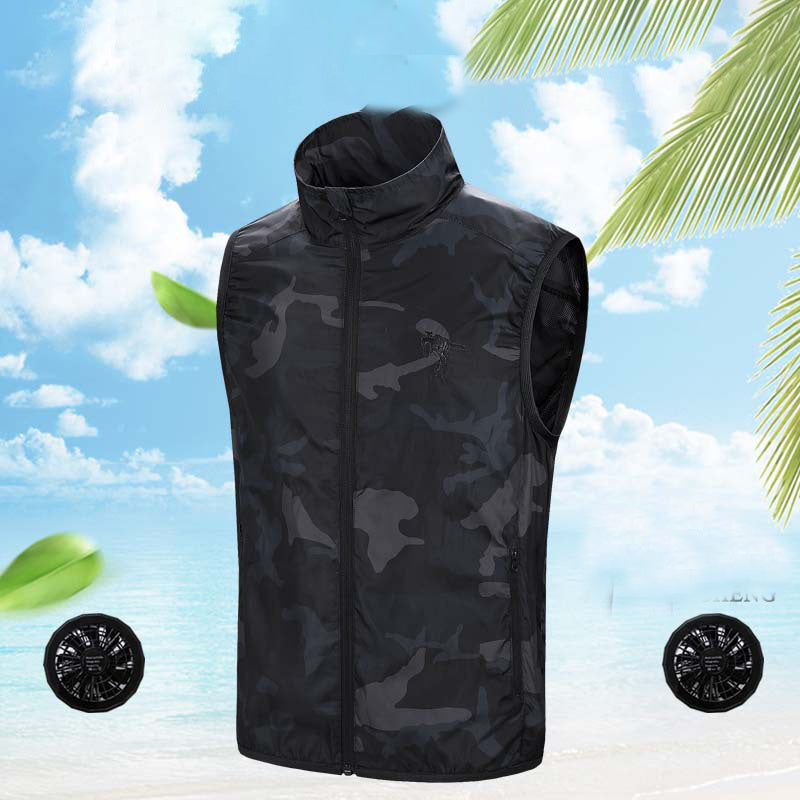 Fan cooling vest