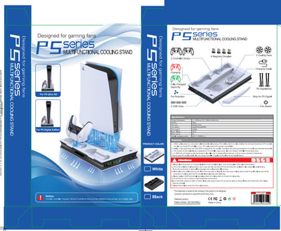 Game Host Multifunctional Cooling Bracket Fan Base