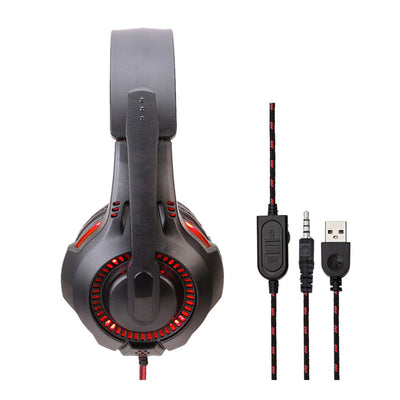 Light-emitting Head-mounted PS5 Gaming Headset Head-mounted