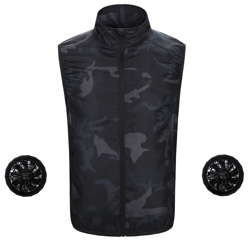 Fan cooling vest