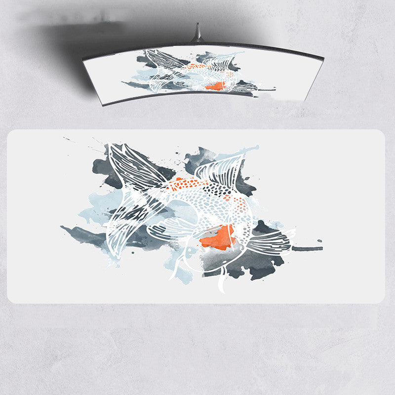 Fish Art Computer Gaming Desktop Mouse Pad