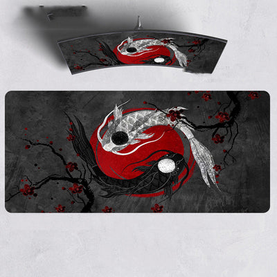 Fish Art Computer Gaming Desktop Mouse Pad